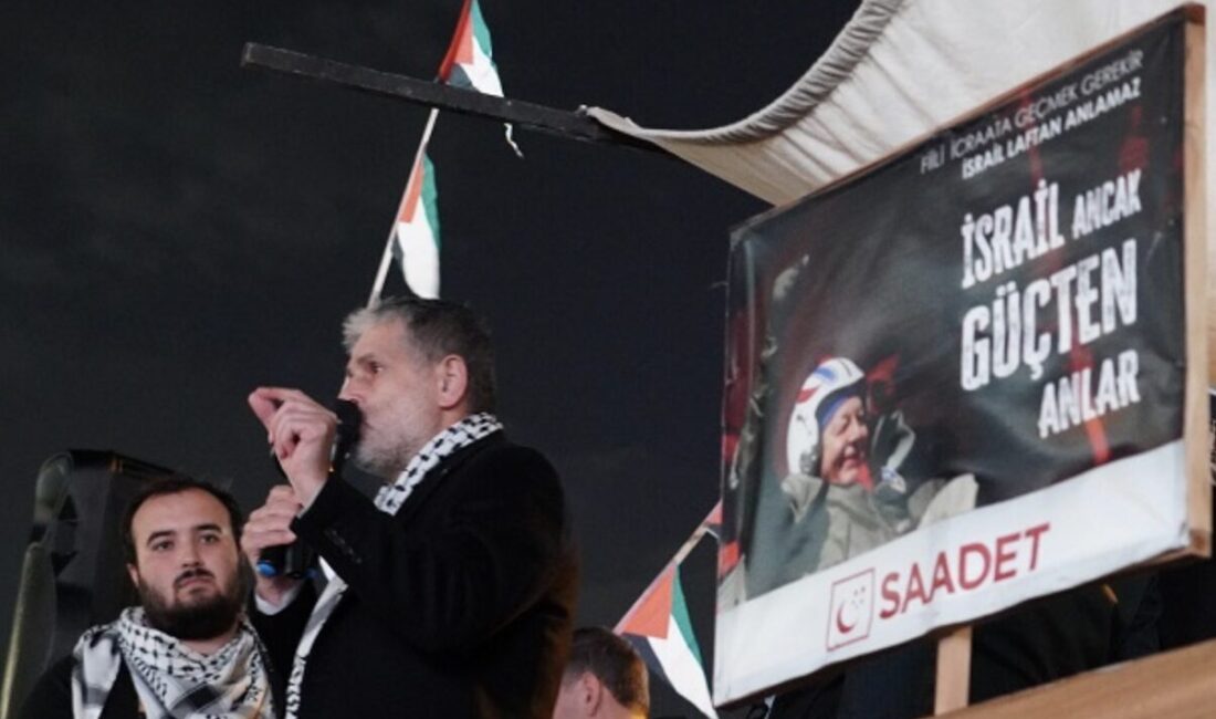 Saadet Partisi Bursa İl Başkanlığı tarafından, uluslararası sularda seyreden “Özgürlük