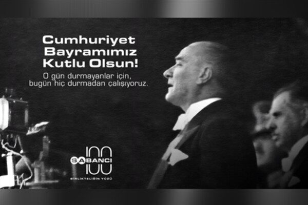 Sabancı Holding, Türkiye Cumhuriyeti'nin 102. kuruluş yıl dönümünü duygu yüklü