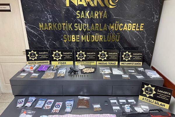 Sakarya Cumhuriyet Başsavcılığı koordinesinde, Sakarya Emniyet Müdürlüğü tarafından 1 Ekim