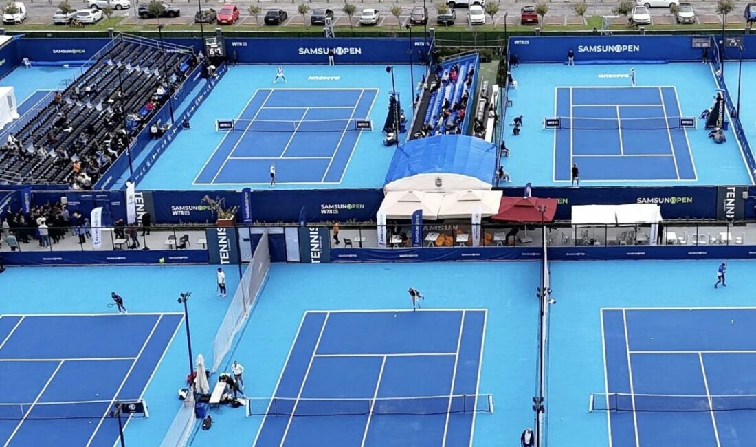 Samsun Büyükşehir Belediyesi’nin katkıları ve Türkiye Tenis Federasyonu gözetiminde Green