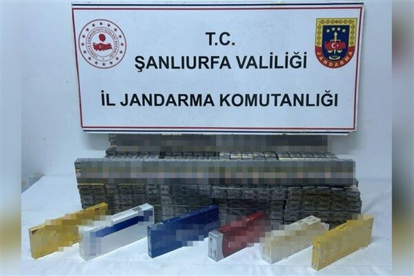 Şanlıurfa’da kaçak tütün ve alkol operasyonu Şanlıurfa İl Jandarma Komutanlığı ekipleri tarafından tütün ve alkol kaçakçılığına