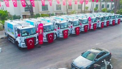 Antalya’nın Serik ilçesinde Cumhuriyet’in 102. yılı, sabah saatlerinden itibaren başlayan