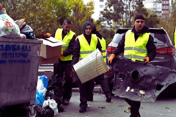 Sofya'nın Krasno Selo bölgesinin önemli bir atık yönetimi kriziyle karşı