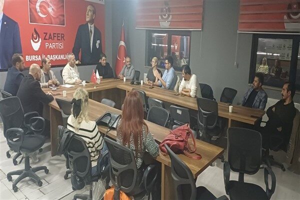 Zafer Partisi Bursa İl Başkanlığında bu hafta gerçekleştirilen il toplantısında