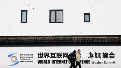 Çin’in Zhejiang eyaletine bağlı Wuzhen kentinde düzenlenen 2025 Dünya İnternet