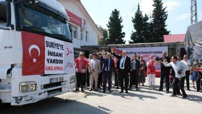 Adana Büyükşehir Belediyesi taeafından, Gazze’deki insani ihtiyaçlar kapsamında Türk Kızılay