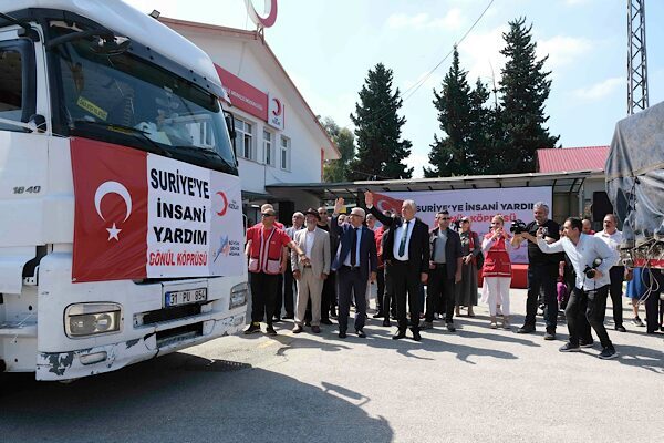 Adana Büyükşehir Belediyesi taeafından, Gazze’deki insani ihtiyaçlar kapsamında Türk Kızılay