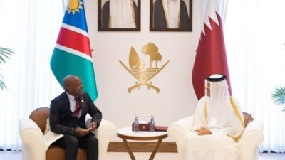 Katar Emiri Şeyh Tamim Bin Hamad Al Thani, Namibya Cumhurbaşkanı
