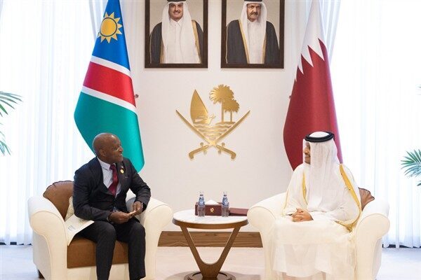 Katar Emiri Şeyh Tamim Bin Hamad Al Thani, Namibya Cumhurbaşkanı
