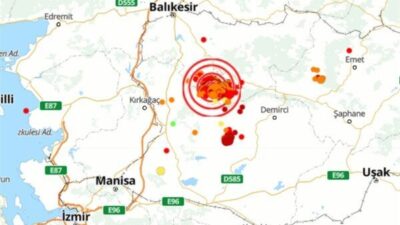 Boğaziçi Üniversitesi Kandilli Rasathanesi ve Deprem Araştırma Enstitüsü (KRDAE) verilerine