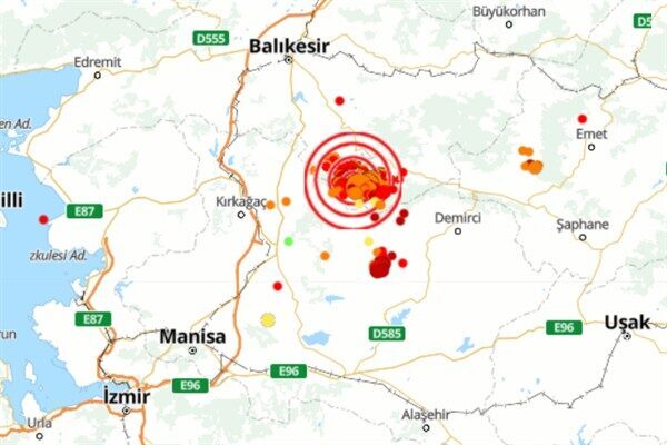 Boğaziçi Üniversitesi Kandilli Rasathanesi ve Deprem Araştırma Enstitüsü (KRDAE) verilerine
