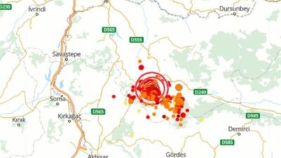 Boğaziçi Üniversitesi Kandilli Rasathanesi ve Deprem Araştırma Enstitüsü (KRDAE) verilerine