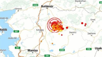 Boğaziçi Üniversitesi Kandilli Rasathanesi ve Deprem Araştırma Enstitüsü (KRDAE) verilerine