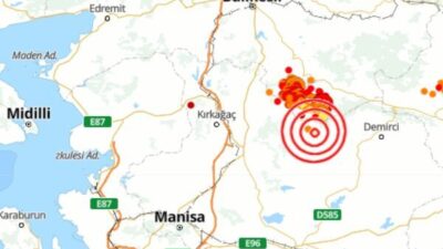 Boğaziçi Üniversitesi Kandilli Rasathanesi ve Deprem Araştırma Enstitüsü (KRDAE) verilerine