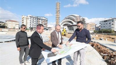 İstinat duvarı imalatları, kuru havuz imalatları ve park imalatlarının tamamlandığı