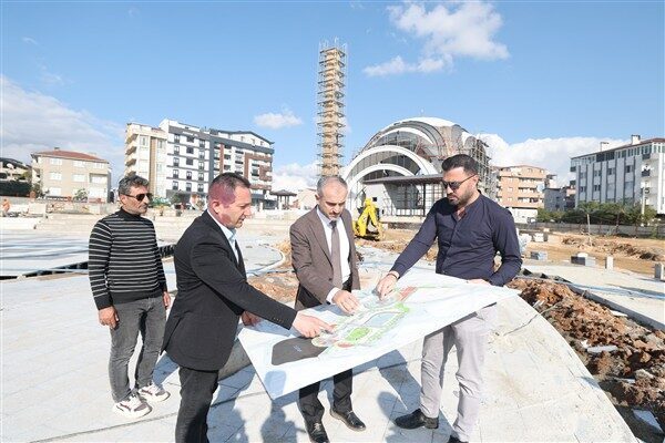 İstinat duvarı imalatları, kuru havuz imalatları ve park imalatlarının tamamlandığı