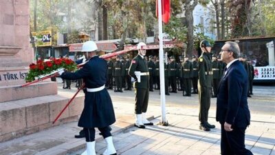 Malatya’da Gazi Mustafa Kemal Atatürk’ün vefatının 87. yıl dönümü dolayısıyla
