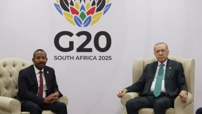 Cumhurbaşkanı Erdoğan, G20 Liderler Zirvesi için bulunduğu Güney Afrika Cumhuriyeti'nin
