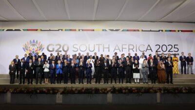 Cumhurbaşkanı Erdoğan, Güney Afrika Cumhuriyeti'nde düzenlenen G20 Liderler Zirvesi'nde aile