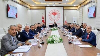 Toplantıda, il genelinde yaşanabilecek tarımsal kuraklığın etkilerini azaltmak, su kaynaklarının