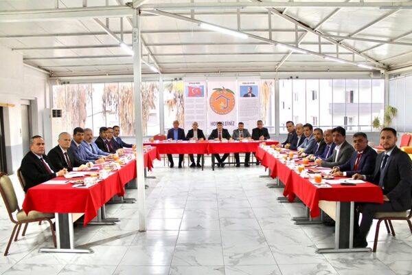 Toplantıya İl Milli Eğitim Müdür Yardımcıları Mustafa Karasu, Selim Yiğit