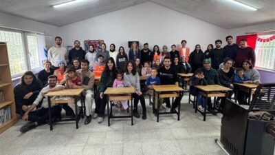 Sadece 6 öğrencinin eğitim gördüğü okulda 40 kişilik gönüllü ekip,