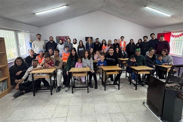 Sadece 6 öğrencinin eğitim gördüğü okulda 40 kişilik gönüllü ekip,