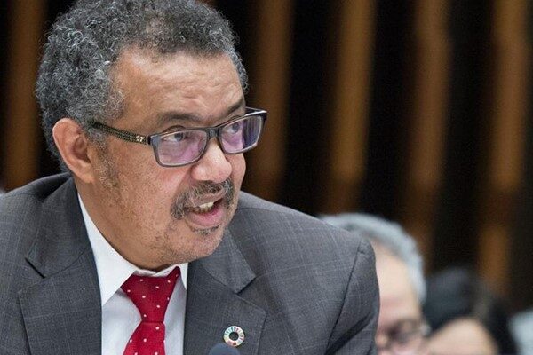 DSÖ Genel Direktörü Ghebreyesus, düşüncelerinin Süper Tayfun Fung-Wong’dan etkilenen tüm