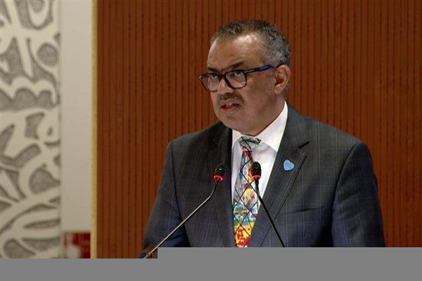 DSÖ Genel Direktörü Ghebreyesus, DSÖ, UNICEF ve UNRWA’nın, Gazze’de iki