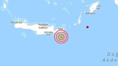 Boğaziçi Üniversitesi Kandilli Rasathanesi ve Deprem Araştırma Enstitüsü (KRDAE) verilerine