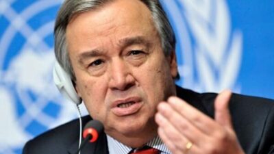 Birleşmiş Milletler Genel Sekreteri Antonio Guterres, iklim değişikliğinin yol açtığı şokların