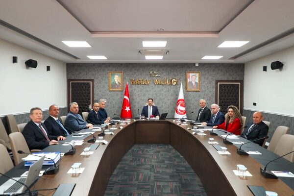 Hatay Valisi Mustafa Masatlı başkanlığında İl Toprak Koruma Kurulu Toplantısı
