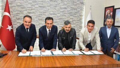 İl Milli Eğitim Müdürlüğünde gerçekleşen imza törenine İl Milli Eğitim