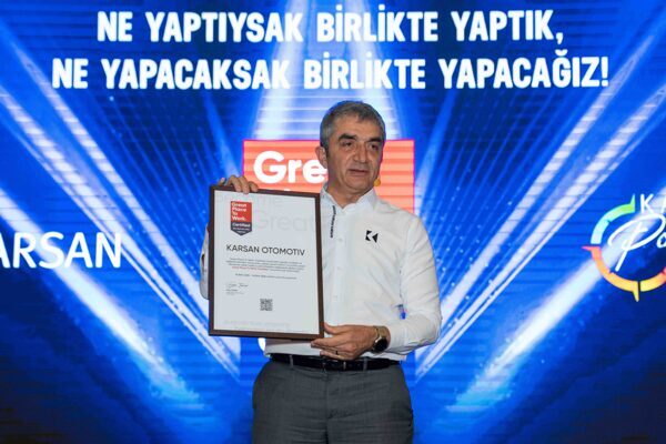 Karsan, geçen yıl olduğu gibi bu yıl da Great Place