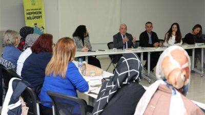 Nilüfer Belediye Başkanı Şadi Özdemir, ilçede faaliyet gösteren 34 mahalle