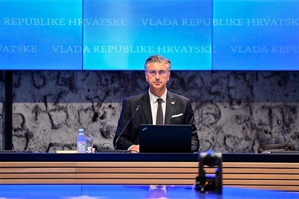 Hırvatistan Başbakanı Plenkovic, Bosna-Hersek Halklar Meclisi Eş Başkanı Dragan Covic
