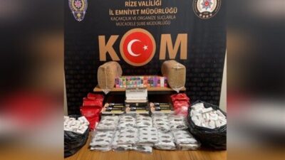 Rize İl Emniyet Müdürlüğü Kaçakçılık ve Organize Suçlarla Mücadele Şube