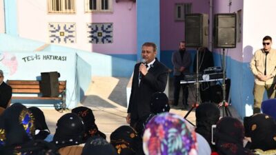 Şanlıurfa Valisi  Şıldak, Eyüpnebi Mahallesi’nde bulunan Tes-İş Anadolu Lisesi bahçesinde