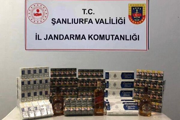Şanlıurfa İl Jandarma Komutanlığı, “Tütün ve Alkol Kaçakçılarına Yönelik” yürütülen