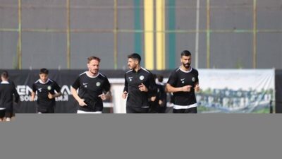 Sarı-yeşilli ekip, günü sabah saatlerinde yaptığı antrenmanla başlattı. Teknik heyet