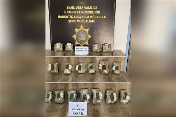 Edinilen bilgiye göre Şanlıurfa İl Emniyet Müdürlüğü Narkotik Suçlarla Mücadele