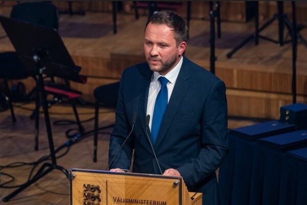 Riga’da düzenlenen 31. Baltık Konseyi toplantısında konuşan Estonya Dışişleri Bakanı
