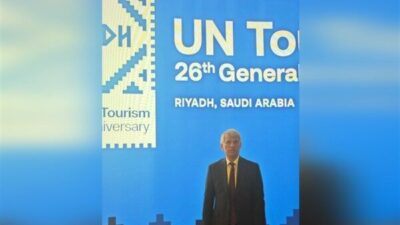 Suudi Arabistan’ın başkenti Riyad’da gerçekleştirilen BM Turizm Genel Kurulu’na, Türkiye