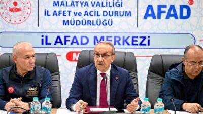 Toplantıya; Malatya Valisi Seddar Yavuz’un yanı sıra, Afetlere Müdahale Genel