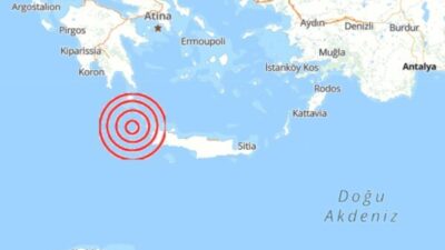 Boğaziçi Üniversitesi Kandilli Rasathanesi ve Deprem Araştırma Enstitüsü (KRDAE) verilerine
