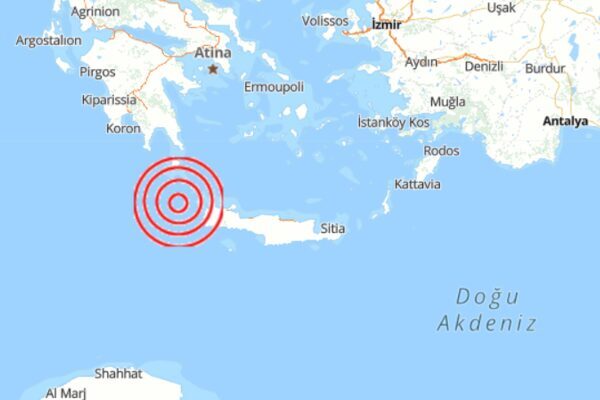 Boğaziçi Üniversitesi Kandilli Rasathanesi ve Deprem Araştırma Enstitüsü (KRDAE) verilerine