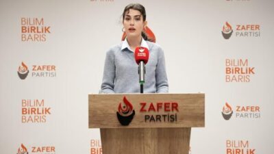 Zafer Partisi Gençlik Kolları Sözcüsü Şeymanur Aklan, Türk gençliğinin gündemine