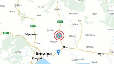 Boğaziçi Üniversitesi Kandilli Rasathanesi ve Deprem Araştırma Enstitüsü (KRDAE) verilerine