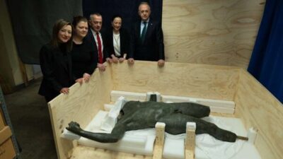 Kültür ve Turizm Bakanlığı, Burdur’daki Boubon Antik Kenti’nden kaçırılan bronz