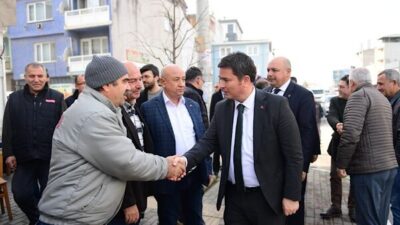 Osmangazi Belediye Başkanı Aydın, her hafta düzenlediği Cuma ziyaretleri kapsamında